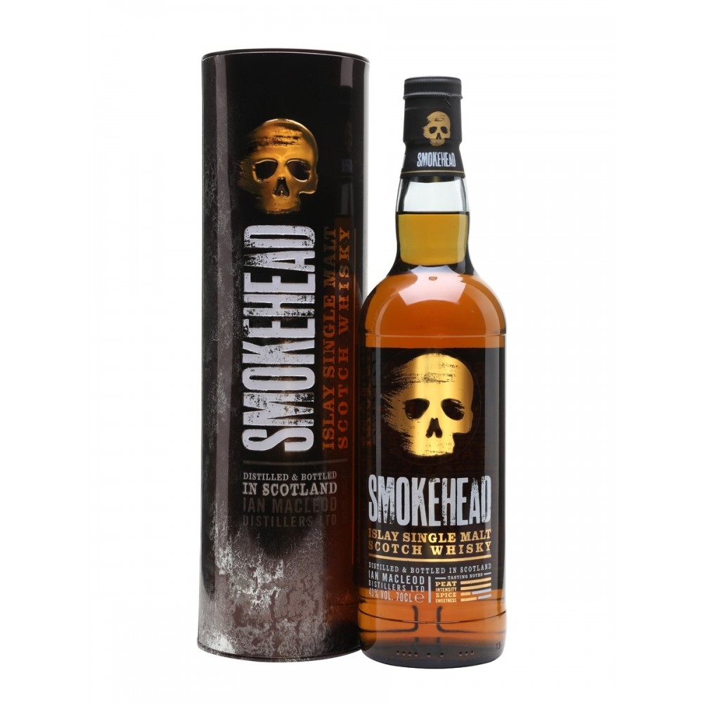 SMOKEHEAD PEATED SINGLE MALT 0.7L 43%