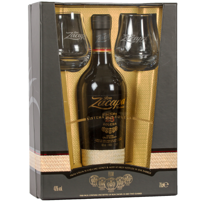 ZACAPA 23Y + 2 GLASSES