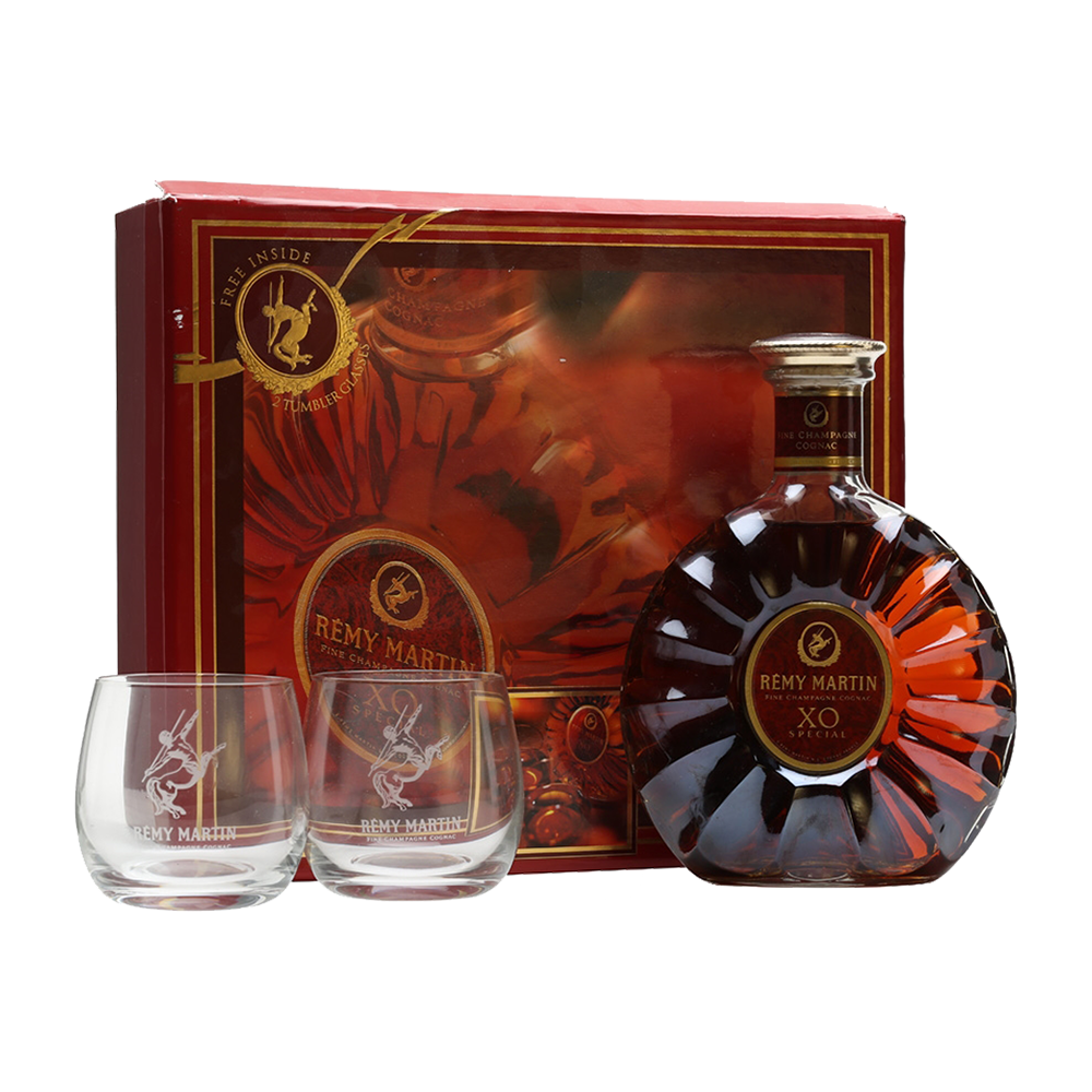 Remy Martin XO 0.7L + 2 pahare