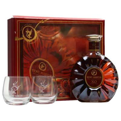 Remy Martin XO 0.7L + 2 pahare