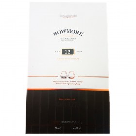 BOWMORE 12 YEARS + 2 GLASSES 0.7L