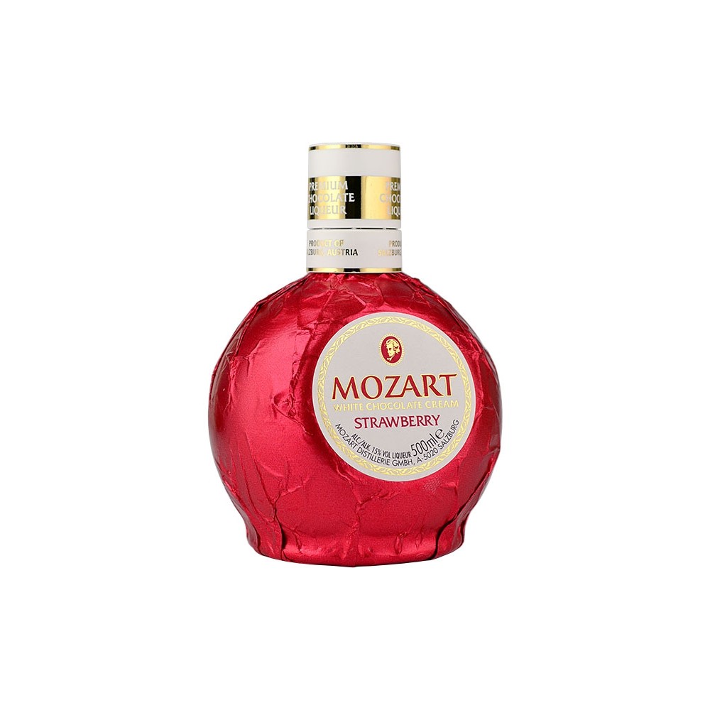 Mozart Strawberry White Chocolate Cream Liqueur 0.5L