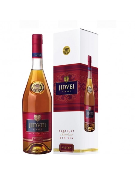 Coniac Brandy Jidvei Vinars Tarnave VSOP 42% alc., 0.7L, Romania