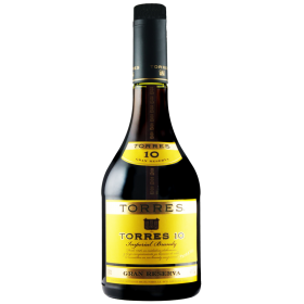 Coniac Brandy Torres 10 Anos, 38% alc., 1L, Spania