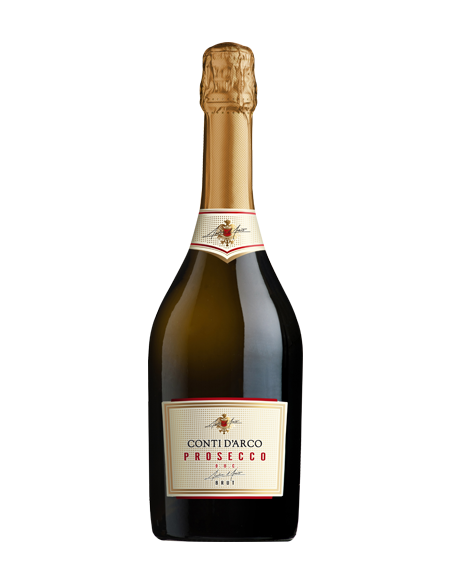 Vin spumos brut prosecco Conti d'Arco, 11% alc., 0.75L, Italia