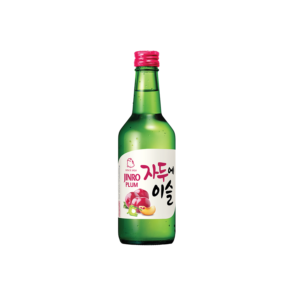 Bautura traditionala Jinro Soju Plum, 13% alc., 0.35L, Coreea