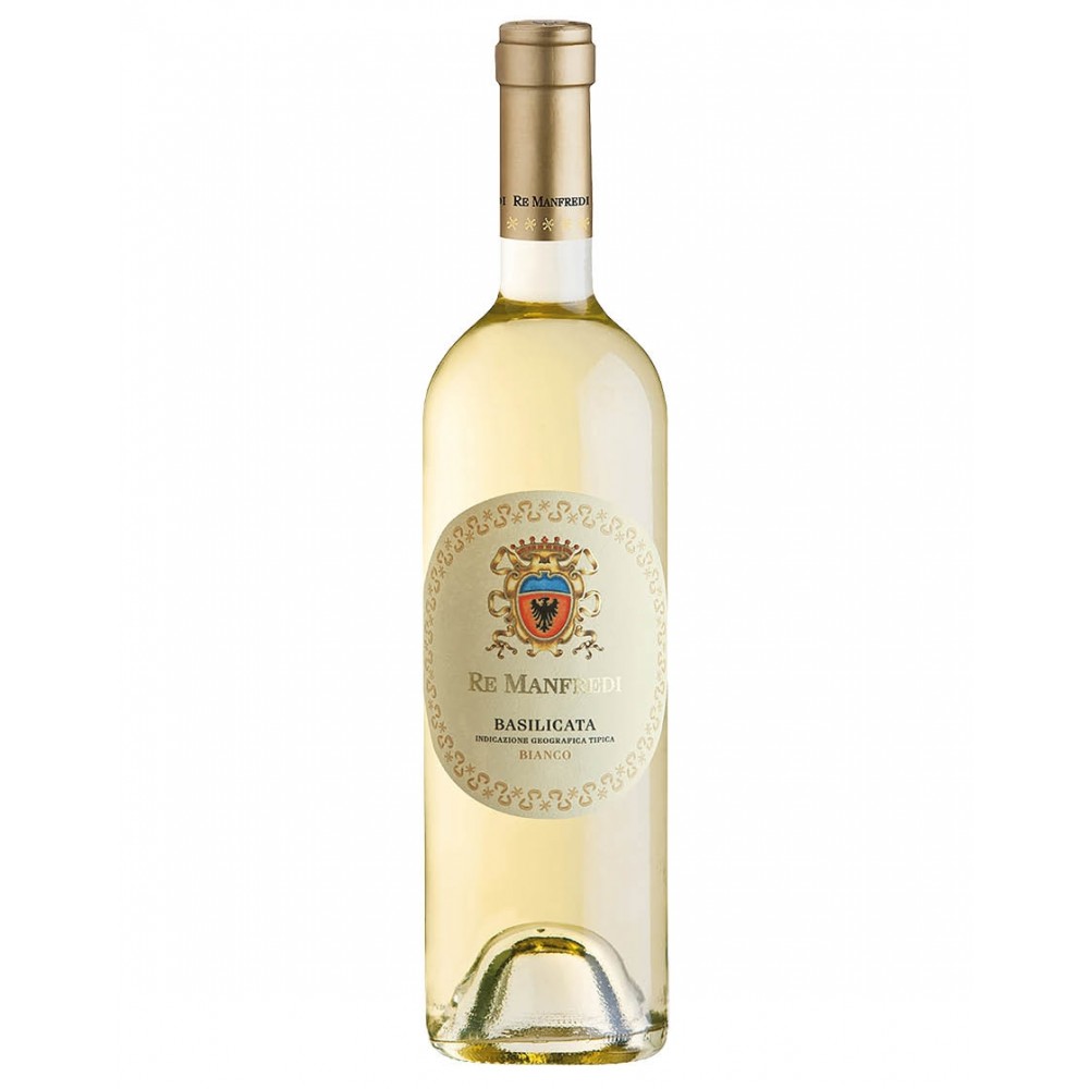 Vin alb sec Re Manfredi Bianco Basilicata, 0.75L, 13% alc., Italia