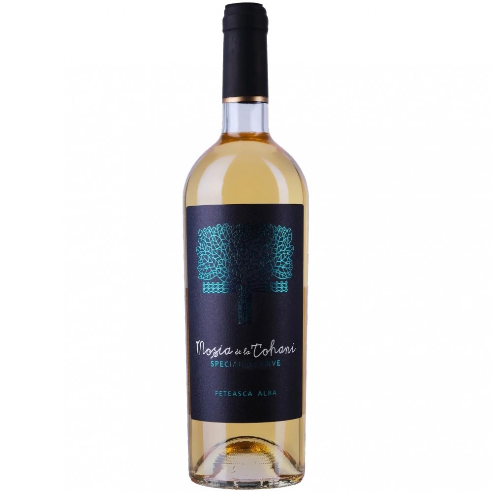 Vin alb demisec, Feteasca Alba, Mosia Tohani Special Reserve, 0.75L, 13.5% alc.,Romania