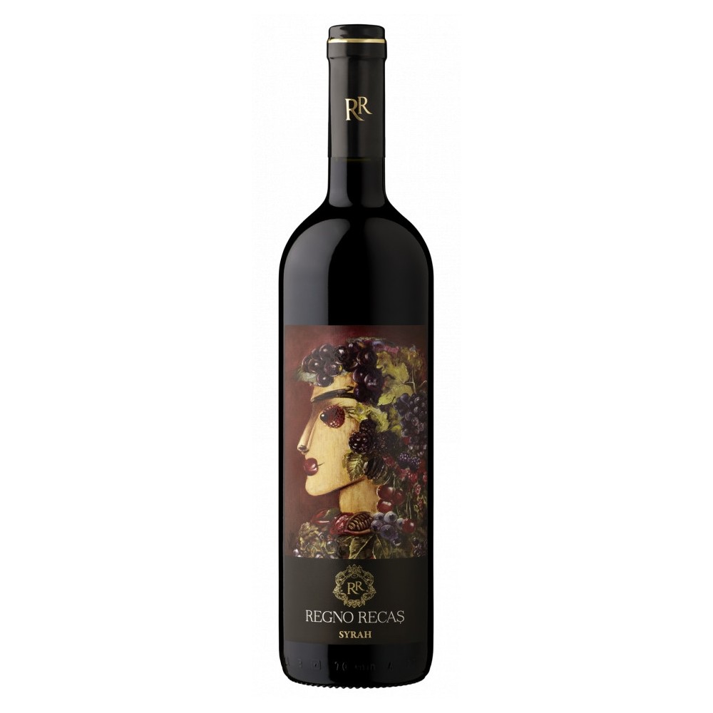 Vin rosu sec, Syrah, Regno Recas, 13.5% alc.,0.75L, Romania