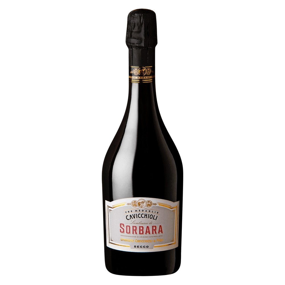 Vin frizzante Cavicchioli Sorbara Secco, 8% alc., 0.75L, Italia