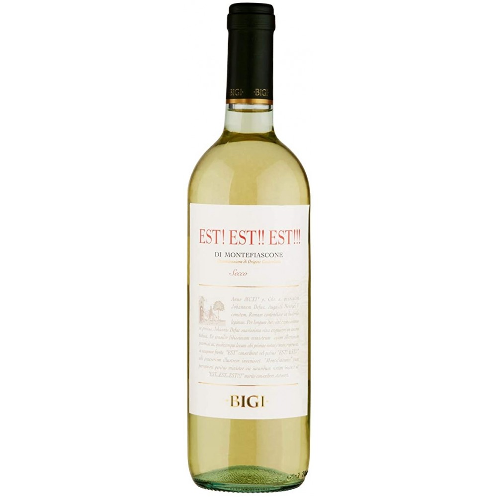 Vin alb sec, Bigi Est! Est!! Est!!! Montefiascone, 0.75L, 12% alc., Italia