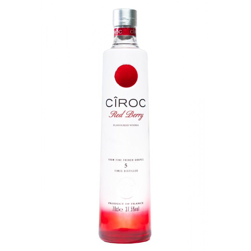 Vodca Ciroc Red Berry, 37.5% alc., 0.7L, Franta