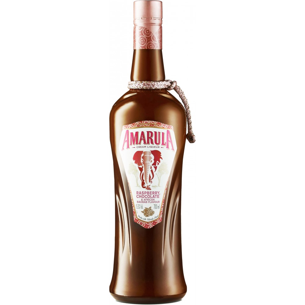 Lichior Amarula Raspberry, Chocolate, 15.5% alc., 0.7L, Africa de Sud