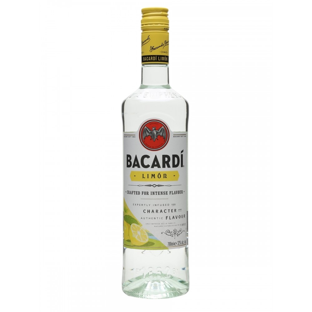 Rom alb Bacardi Limon, 0.7L, 32% alc., Cuba