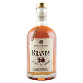 Brandy Monte Sabotino 20 ani Gran Riserva, 40% alc., 0.7L, Italia