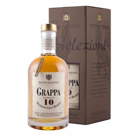 Grappa Monte Sabotino 10 ani Gran Riserva, 40% alc., 0.7L, Italia