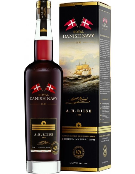 Rom A.H. Riise Royal Danish Navy, 40% alc., 0.7L, Danemarca