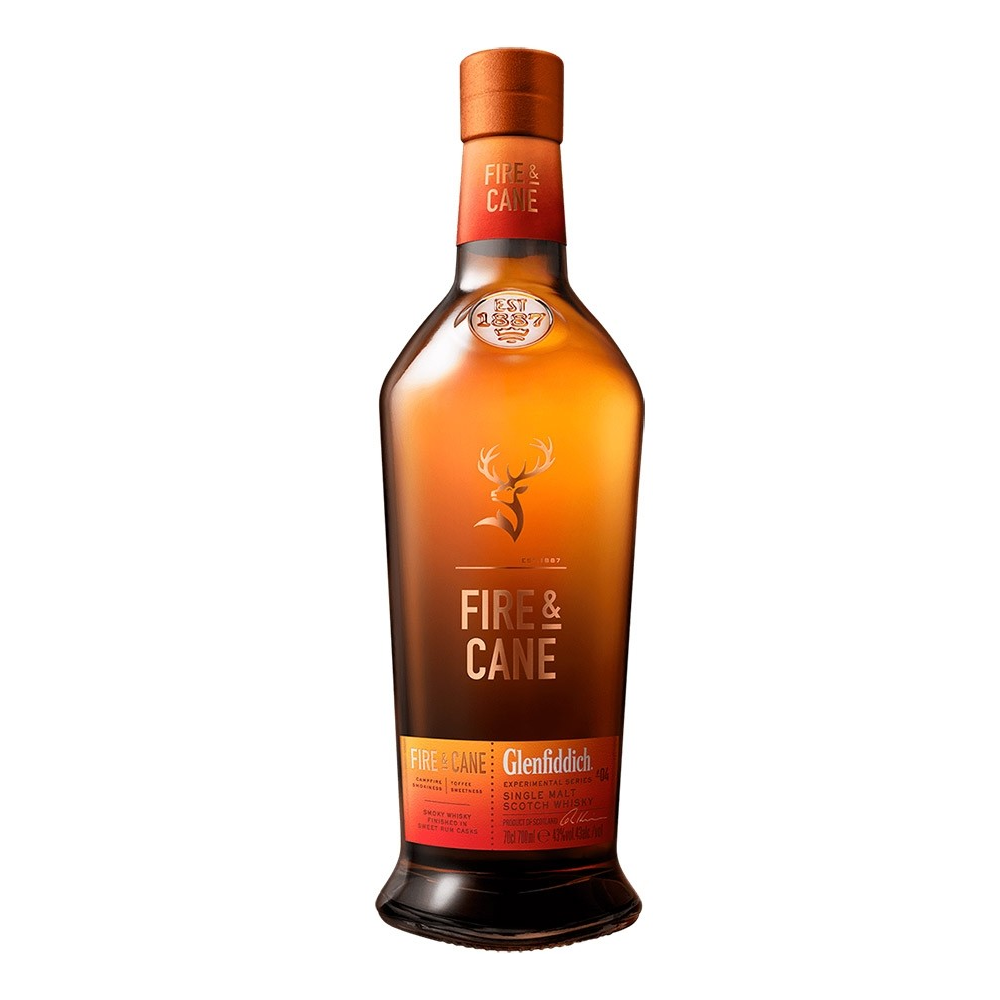 Whisky Glenfiddich Fire & Cane, 43% alc., 0.7L, Scotia