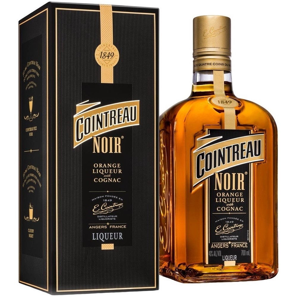 Lichior Cointreau Noir, 0.7L, 40% alc., Franta