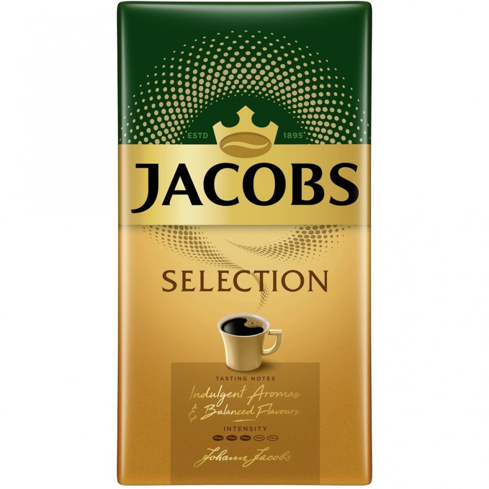 Cafea prajita macinata Jacobs Selection, 250g