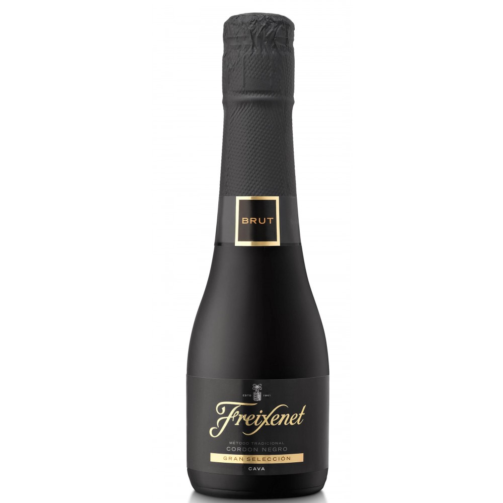 Vin spumant, Freixenet Cordon Negro Brut, 11.5% alc., 0.2L, Spania