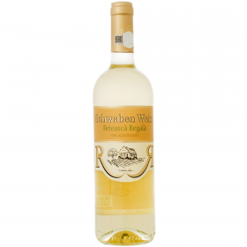 Vin alb demisec, Feteasca Regala, Schwaben Wein Recas, 0.75L, 12.5% alc., Romania