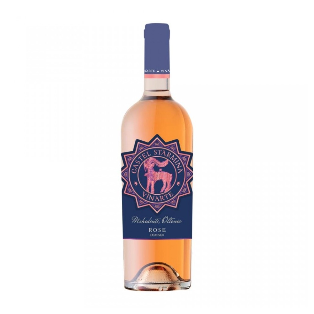 Vin roze demisec, Cupaj, Castel Starmina Vinarte, 12% alc., 0.75L, Romania