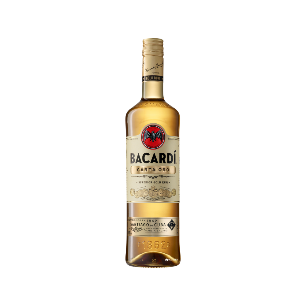 Rom Bacardi Carta Oro, 37.5% alc., 0.7L, Cuba