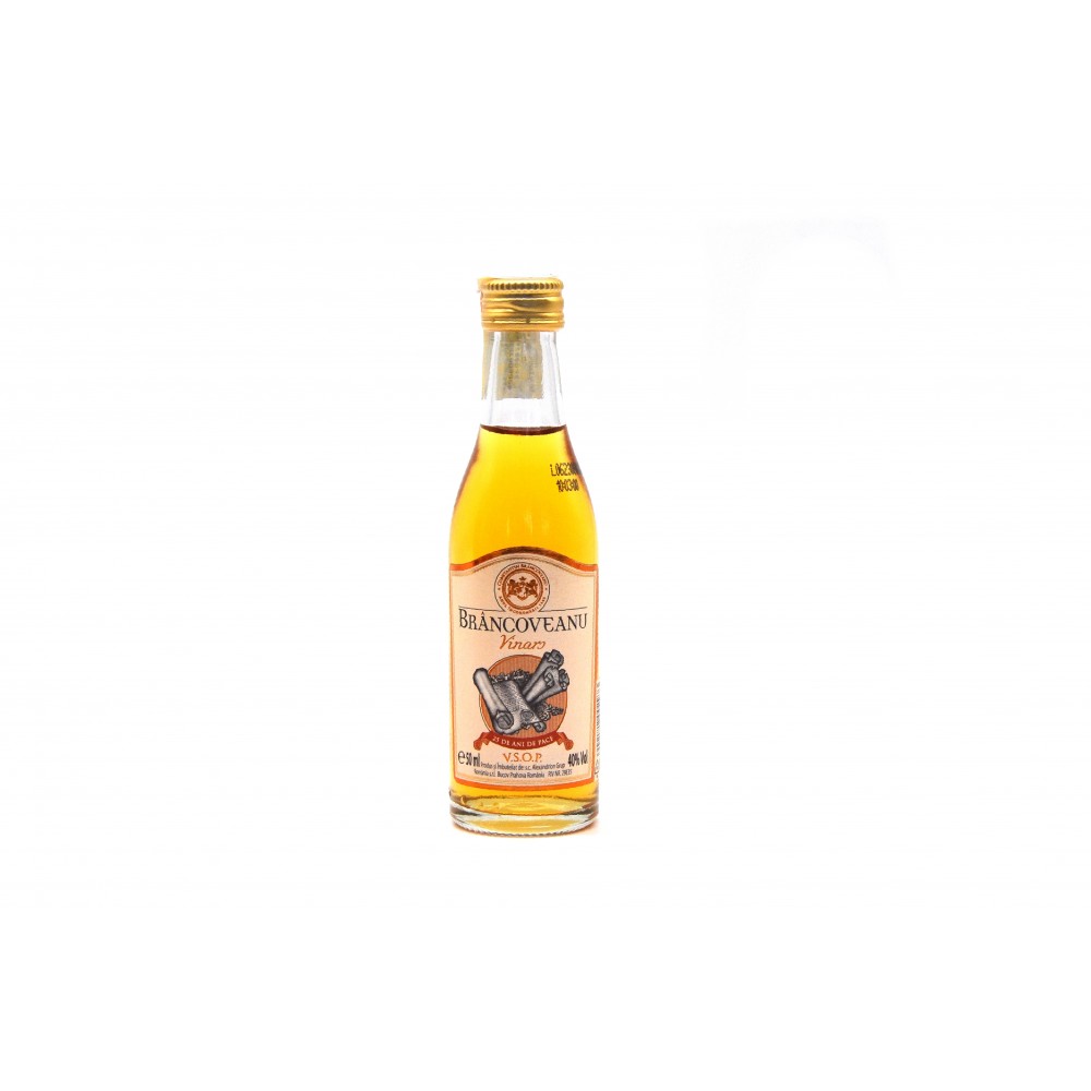 Coniac Brancoveanu VSOP, 40% alc., 0.05L, Romania