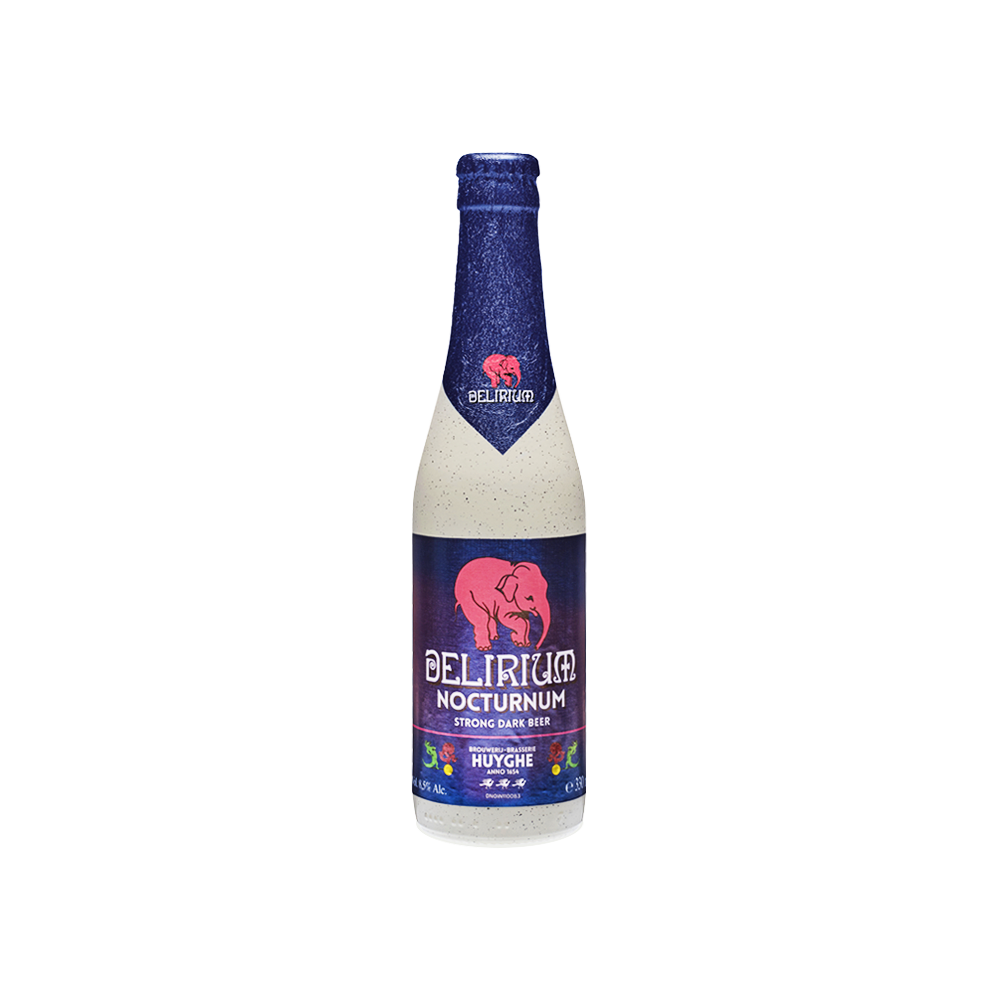 Bere blonda, filtrata Delirium Nocturnum, 8.5% alc., 0.33L, Belgia