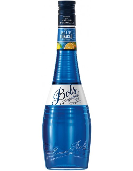 Lichior Bols Blue Curacao, 21% alc., 0.7L, Franta