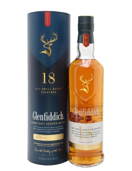 Whisky Glenfiddich Our Small Batch Eighteen, 18 years, 40% alc., 0.7L, Scotland