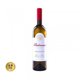 White wine semisec, Feteasca Regala, Budureasca Dealu Mare, 0.75L, 12% alc., Romania