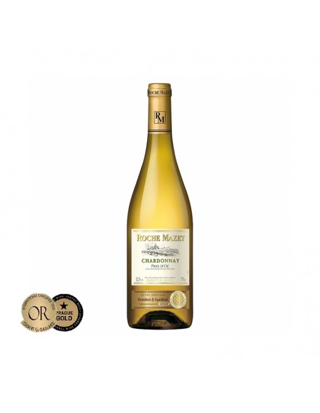 Vin alb sec, Chardonnay, Roche Mazet Pays d'Oc, 12.5% alc., 0.75L, Franta