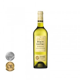 White blended wine, Baron de Lestac Bordeaux, 0.75L, 12% alc., France