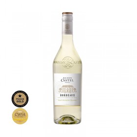 White wine Sauvignon Blanc, Maison Castel Bordeaux, 0.75L, 12% alc., France