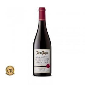 Red wine Merlot-Syrah, Vieux Papes, 0.75L, 12% alc., France