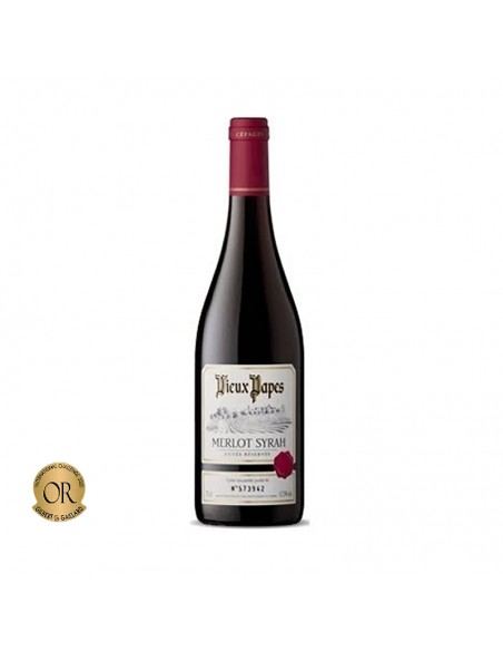 Vin rosu sec, Merlot-Syrah, Vieux Papes, 0.75L, 12% alc., Franta