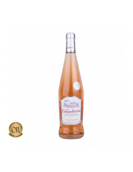 Rose blended wine, Les Calandieres Méditerranée, 0.75L, France