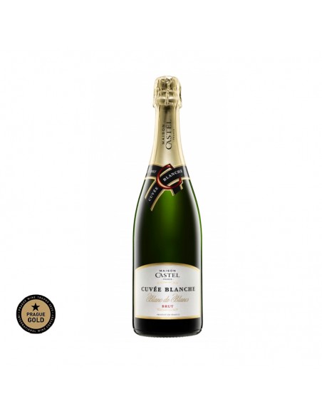 White sparkling wine brut, Maison Castel Cuvée Blanche Pays d'Oc, 0.75L, 12% alc., France