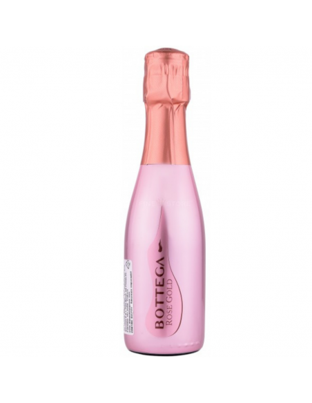 Rose Sparkling Wine, Pinot Noir, Bottega Rose Gold, 0.2L, 11.5% alc., Italy