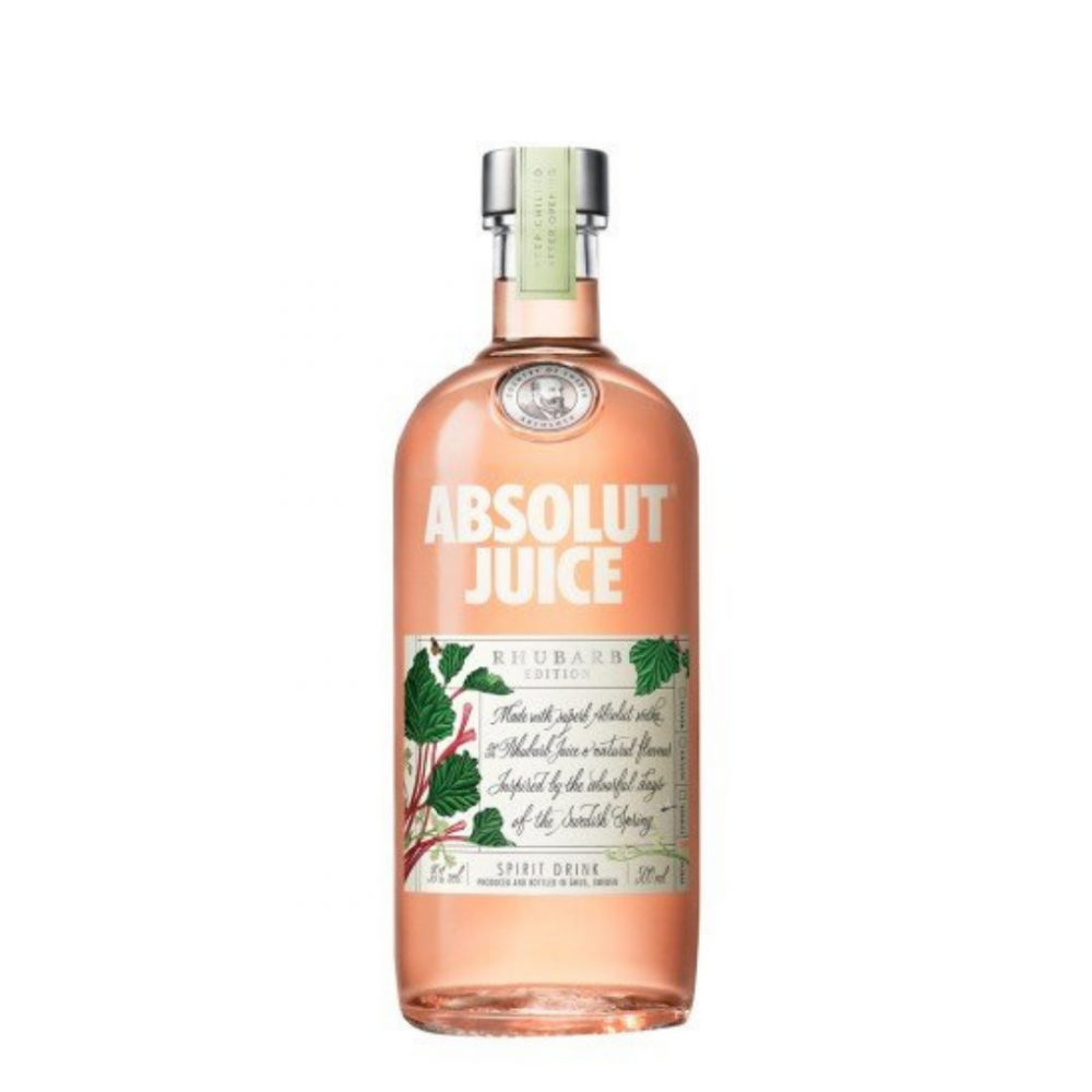 Vodca Absolut Rhubarb Editie Juice, 0.5L, 35% alc., Suedia