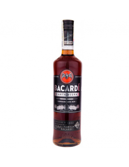 Rom negru Bacardi Carta Negra, 40% alc., 0.7L, Cuba