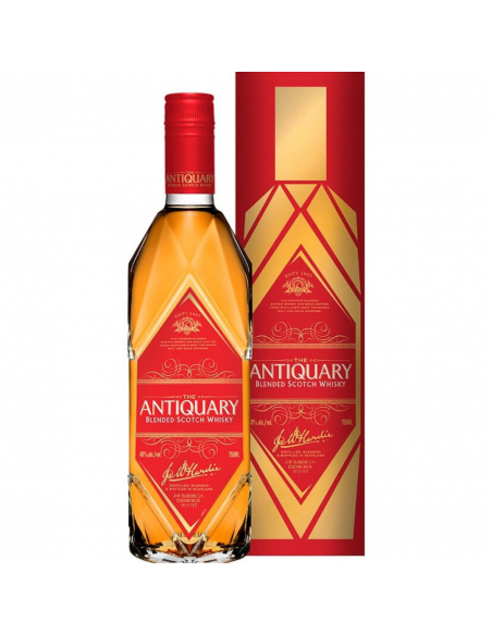 Whisky Antiquary + cutie, 0.7L, 40% alc., Scotia