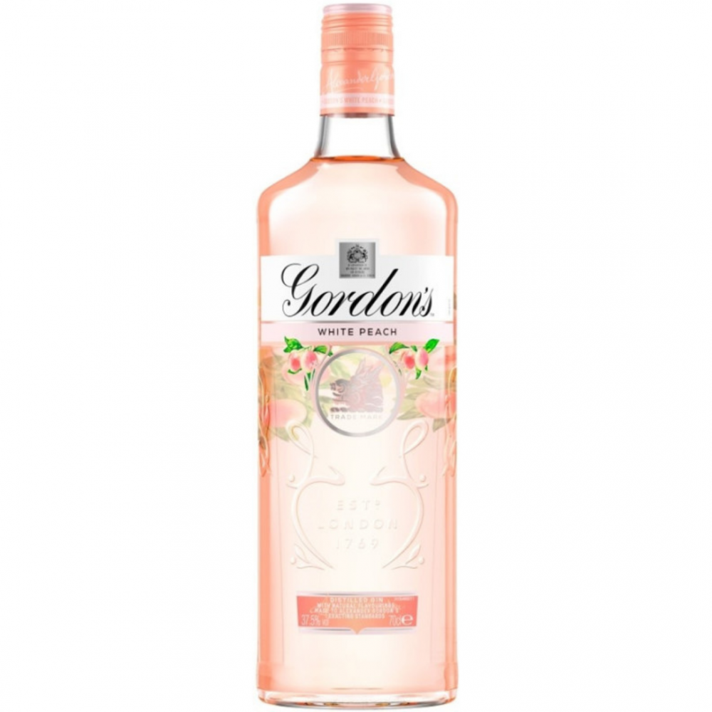 Gin Gordon's White Peach Distilled, 37.5% alc., 0.7L, Marea Britanie