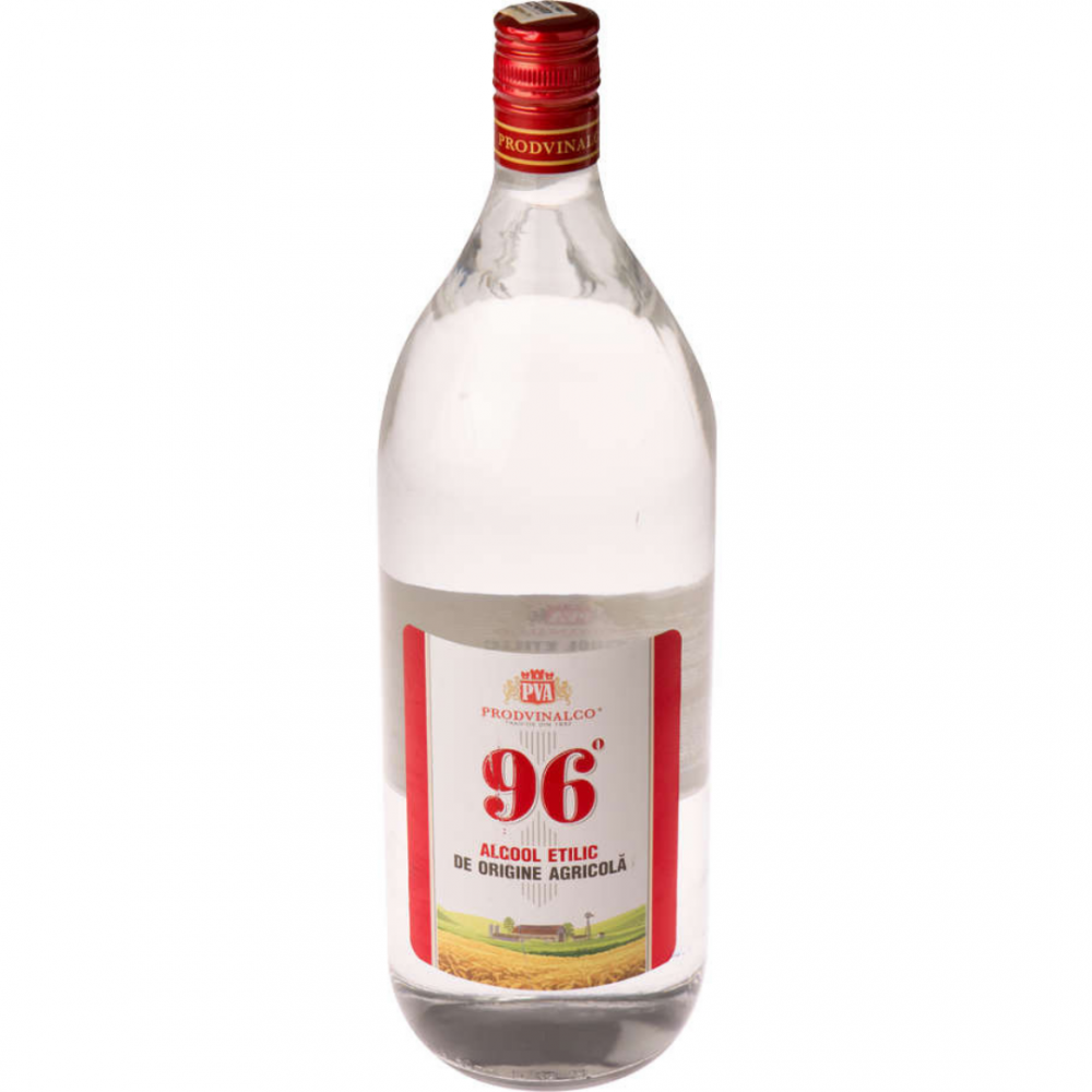 Alcool etilic de origine agricola Prodvinalco, 96% alc., 2L