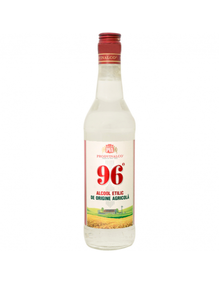 Alcool etilic de origine agricola Prodvinalco, 96% alc., 0.5L, Romania