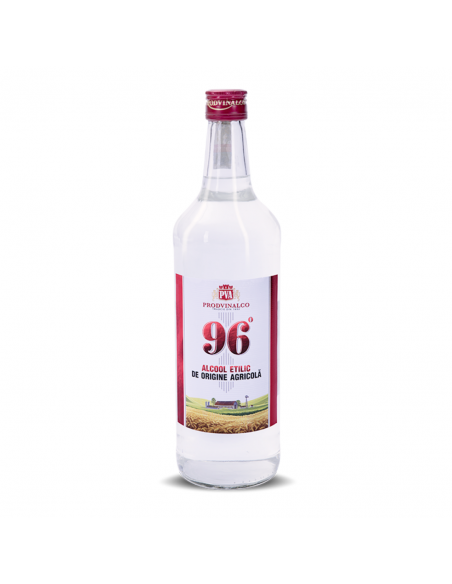 Alcool etilic de origine agricola Prodvinalco, 96% alc., 1L, Romania