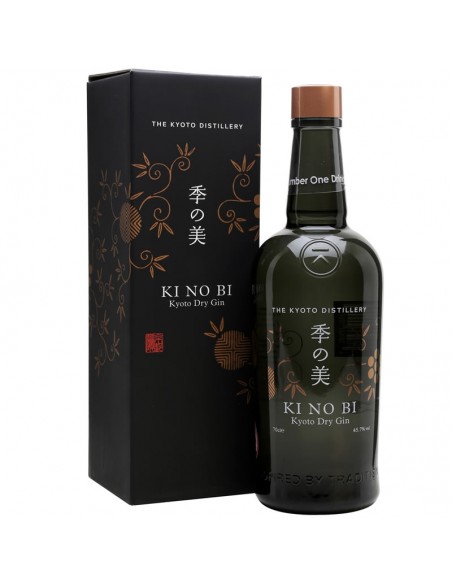 Gin KI NO BI Kyoto Dry Gin + cutie, 45.7%, 0.7L, Japonia