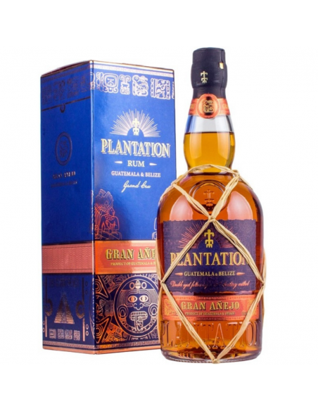 Rom negru Plantation Gran Anejo + cutie, 42% alc., 0.7L, Caraibe